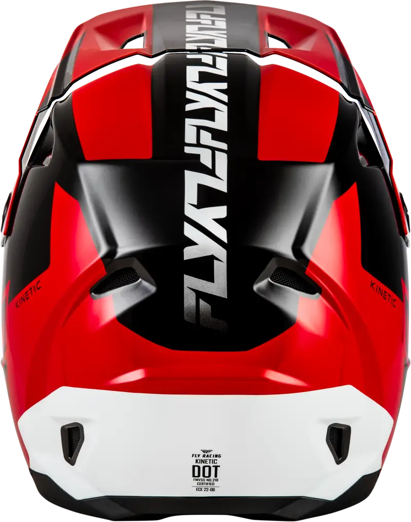 Kinetic Crest Helmet Red/Black/White Sm - FLY RACING