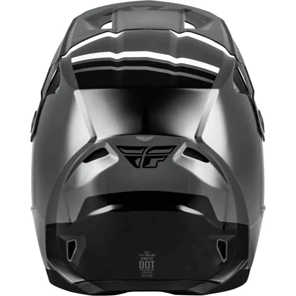 Kinetic Verdict Helmet Grey/Black/White Xs - FLY RACING