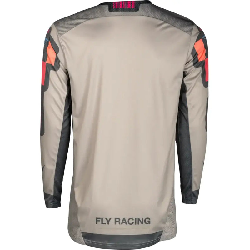 FLY RACING Lite Vice Jersey in Light Grey/Pink/Coral - Part Number 378-724X - FLY RACING