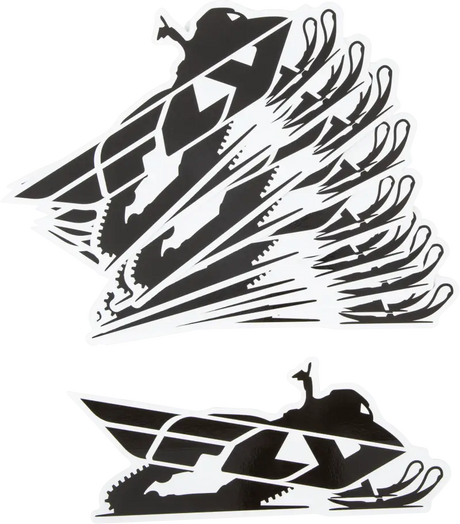 Snow Sticker - 10/Pk 8"