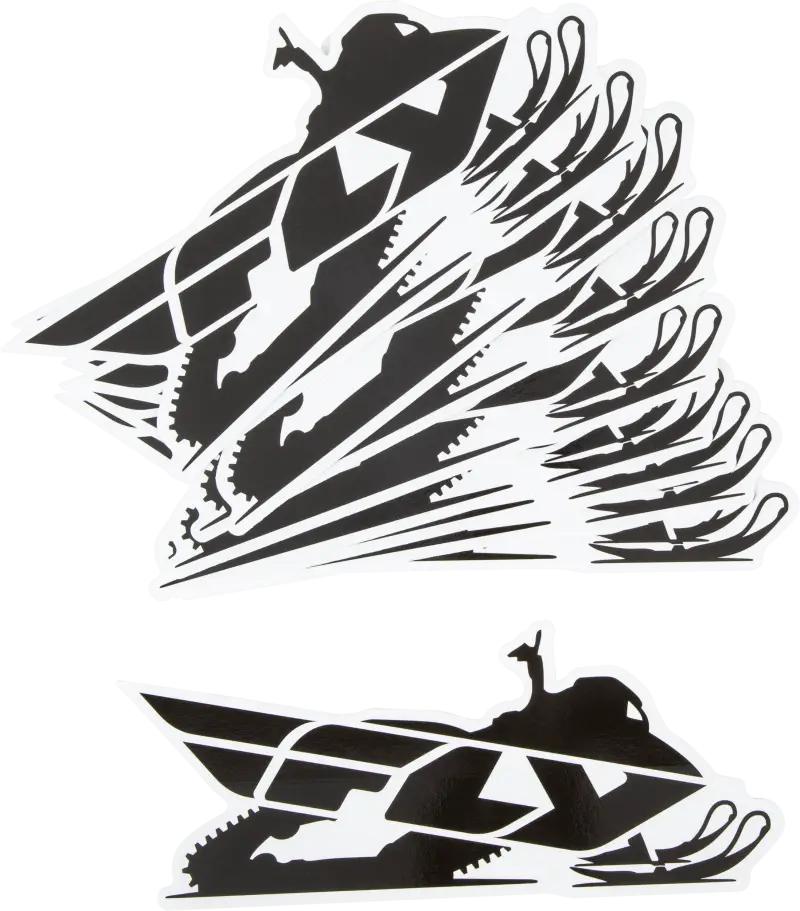 Snow Sticker - 10/Pk 8"