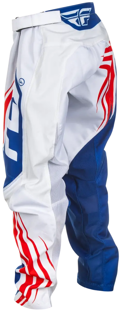FLY RACING Youth F 16 Pants C378-23226 - Red/White/Blue, Size 26 - FLY RACING