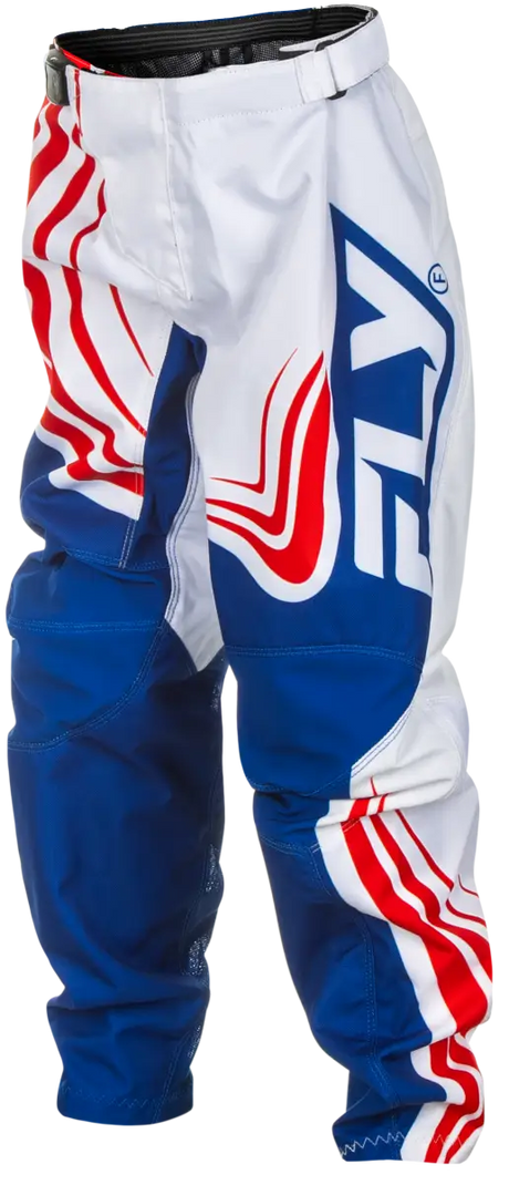 FLY RACING Youth F 16 Pants C378-23226 - Red/White/Blue, Size 26 - FLY RACING