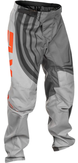 FLY RACING Youth F 16 Pants C378-23318 - Grey/Orange Size 18 - FLY RACING
