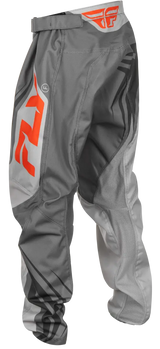 FLY RACING Youth F 16 Pants C378-23320 - Grey/Orange Size 20 - FLY RACING
