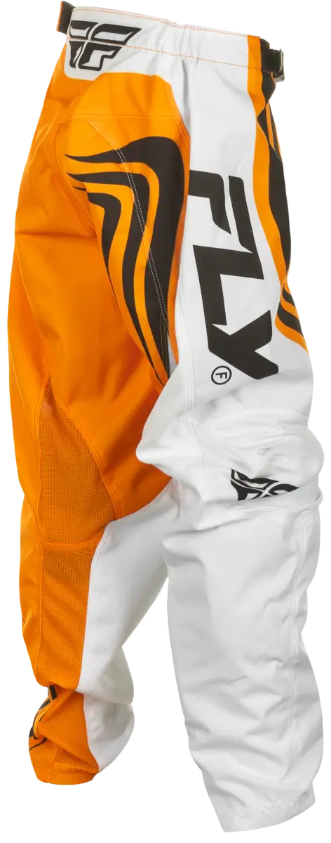 FLY RACING Youth F 16 Pants C378-23426 - Yellow/White/Black, Size 26 - FLY RACING