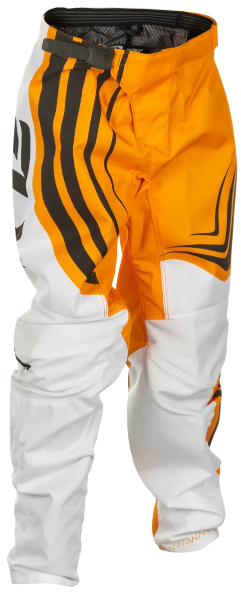 FLY RACING Youth F 16 Pants C378-23426 - Yellow/White/Black, Size 26 - FLY RACING