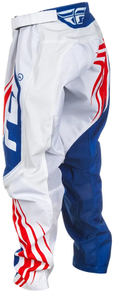 FLY RACING Youth F 16 Pants C378-23218 - Red/White/Blue Size 18 - FLY RACING