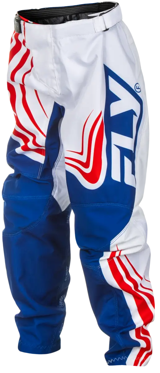 FLY RACING Youth F 16 Pants C378-23218 - Red/White/Blue Size 18 - FLY RACING