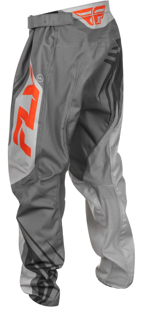 FLY RACING Youth F 16 Pants - Grey/Orange, Part C378-23322 - FLY RACING