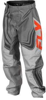 FLY RACING Youth F 16 Pants - Grey/Orange, Part C378-23322 - FLY RACING