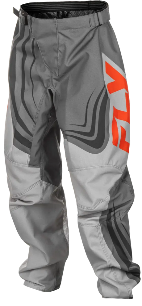 FLY RACING Youth F 16 Pants - Grey/Orange, Part C378-23322 - FLY RACING