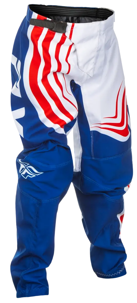 FLY RACING Youth F 16 Pants Ca/Ny Red/White/Blue C378-23224 - FLY RACING
