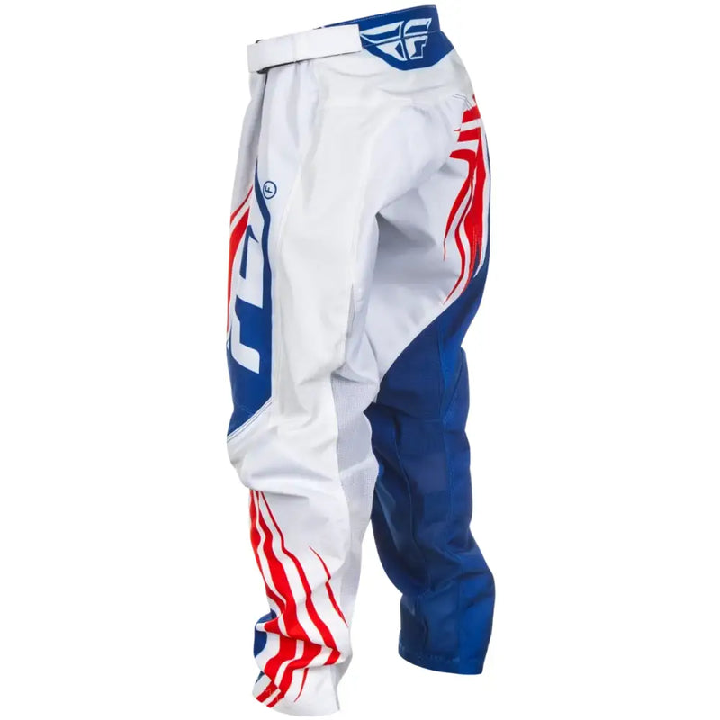 FLY RACING Youth F 16 Pants C378-23226 - Red/White/Blue, Size 26 - FLY RACING