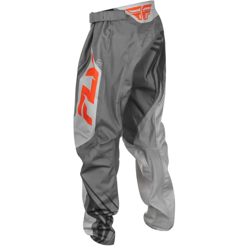 FLY RACING Youth F 16 Pants C378-23320 - Grey/Orange Size 20 - FLY RACING