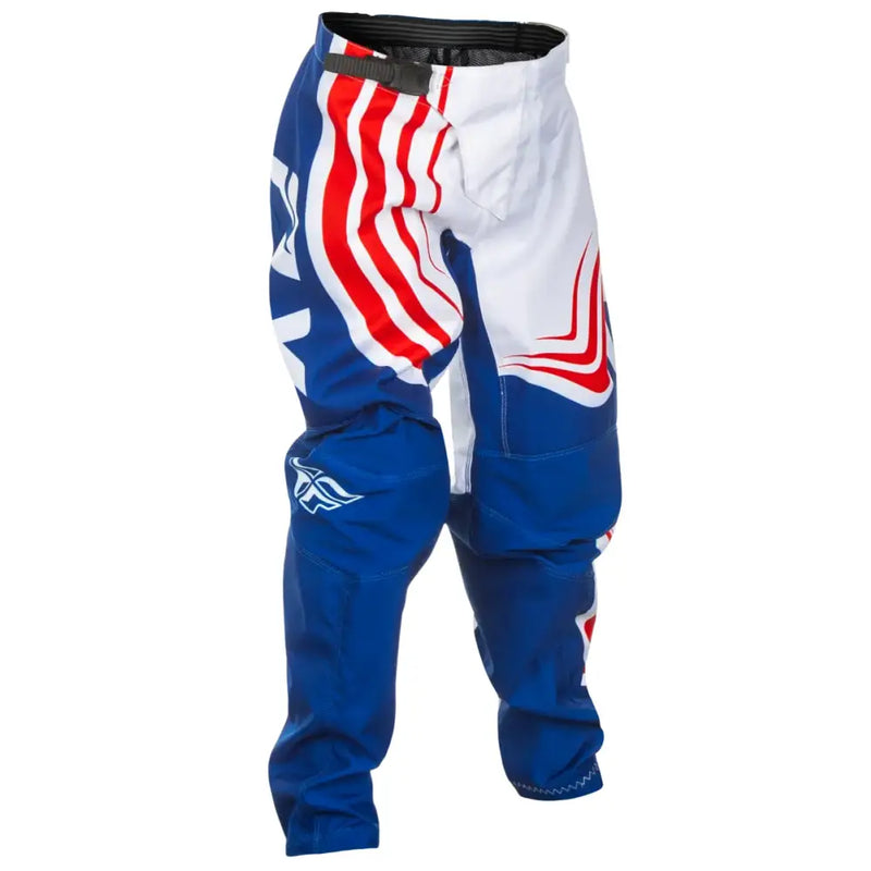 FLY RACING Youth F 16 Pants C378-23220 - Red/White/Blue, Size 20 - FLY RACING