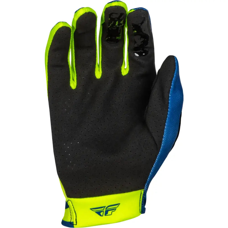 FLY RACING Youth Lite Lancer Gloves Navy/Hi Vis 378-715YS - FLY RACING