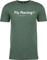 Fly Trademark Tee Forest Green Heather 2x - Powersports