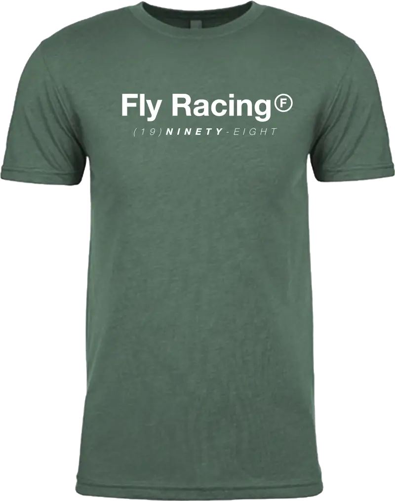 Fly Trademark Tee Forest Green Heather 2x - Powersports