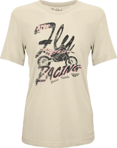 Fly Women's Vintage Tee Bone Lg - FLY RACING