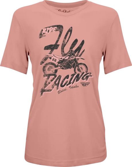 Fly Women's Vintage Tee Pink Xl - FLY RACING
