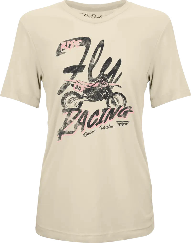 Fly Women's Vintage Tee Bone Sm - FLY RACING