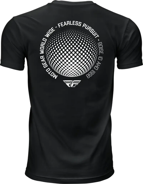 Fly Worldwide Tee Black Sm - FLY RACING