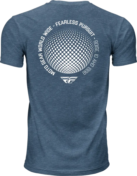 Fly Worldwide Tee Blue 2x - FLY RACING