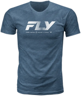 Fly Worldwide Tee Blue 2x - FLY RACING