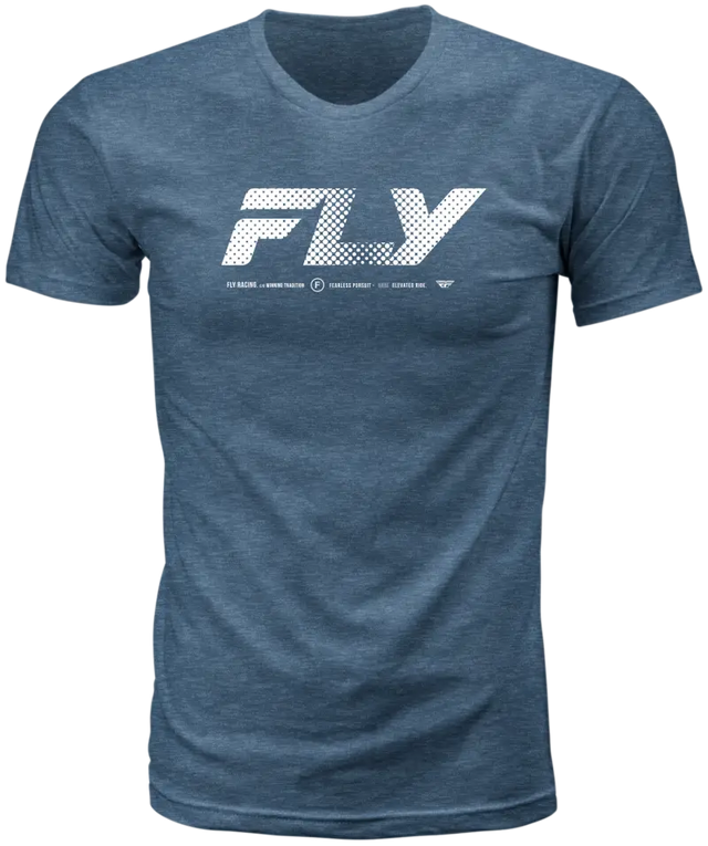 Fly Worldwide Tee Blue 2x - FLY RACING