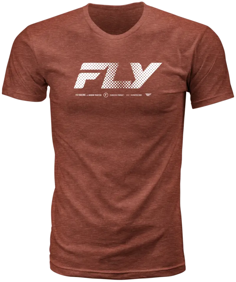 Fly Worldwide Tee Red Lg - FLY RACING