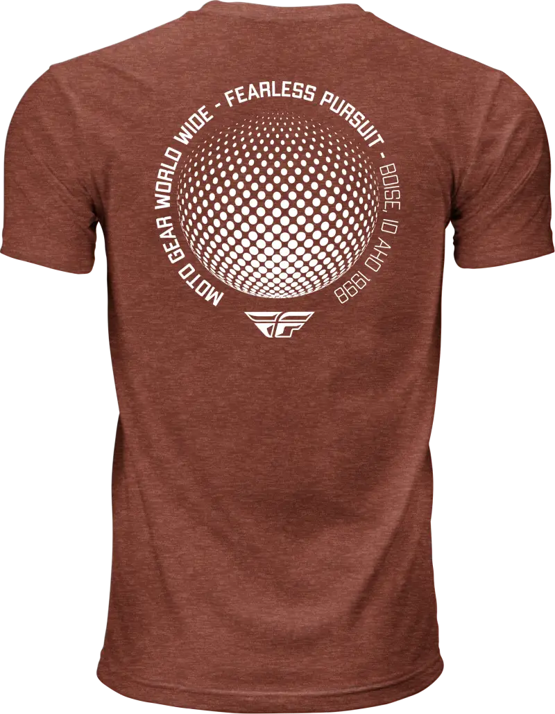 Fly Worldwide Tee Red Lg - FLY RACING