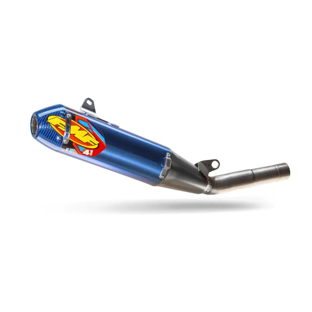 FMF Factory 4.1 Slip-On Exhaust 044486 - Blue 4.1 Rct Anod TI End Cap