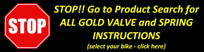 FMGV 302302C Race Tech Gold Valve 3 Combo - Suspension