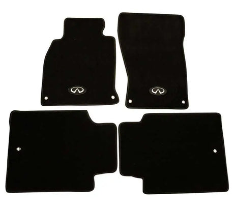 NRG FMR-610 NRG Floor Mats - 13+ Infinity Q70 w/ Infiniti Emblem Logo (4 pieces)