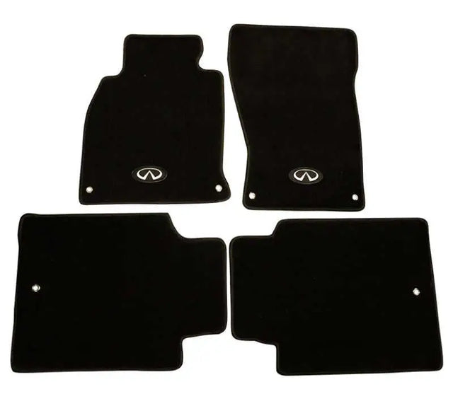 NRG FMR-610 NRG Floor Mats - 13+ Infinity Q70 w/ Infiniti Emblem Logo (4 pieces)