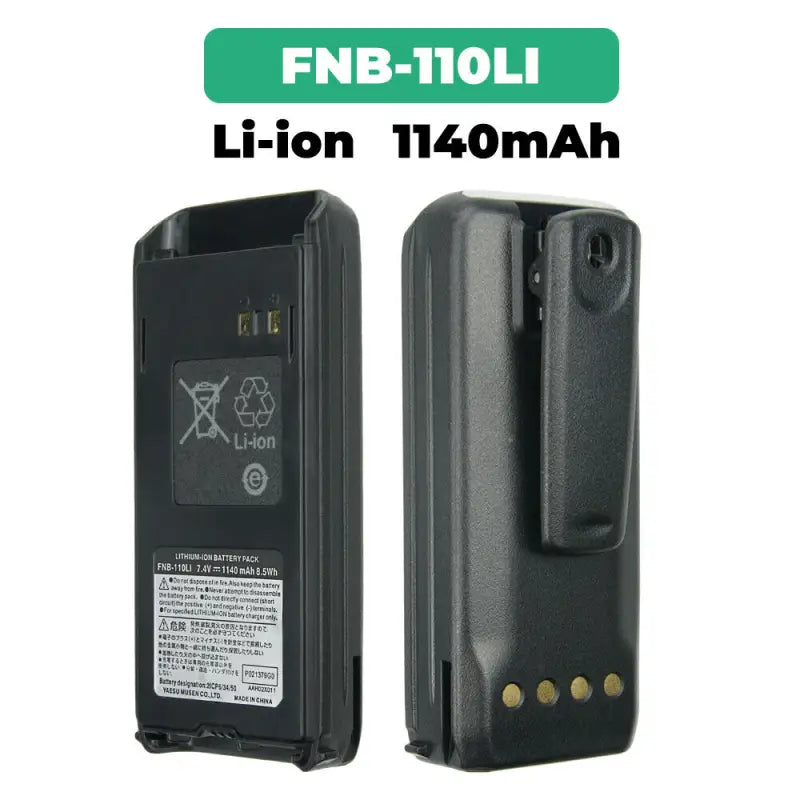FNB-110LI Standard Battery Pack Li-Ion Hx 290 - Vhf Radio