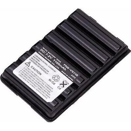 FNB-V57IS Standard 7.2 V 1100 Mah Nicad I/S Battery - Vhf Radio