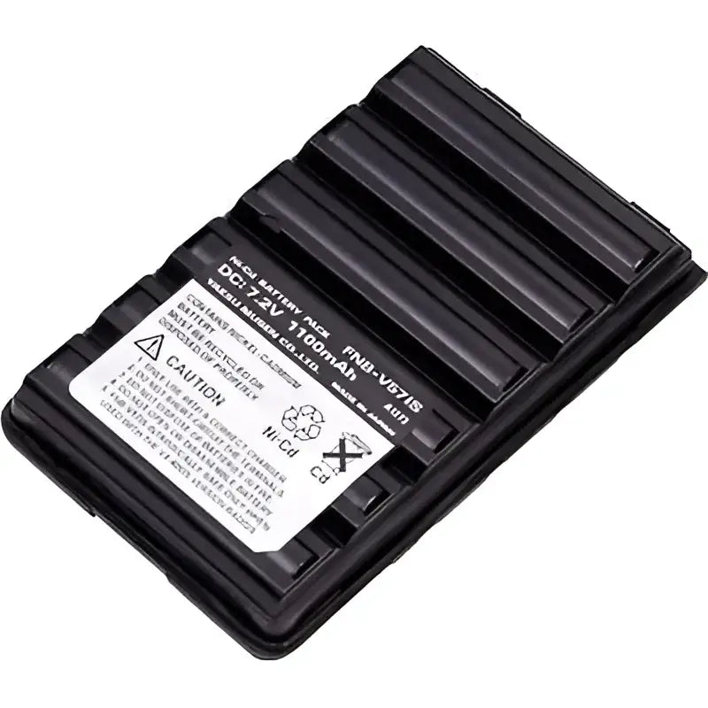 FNB-V57IS Standard 7.2 V 1100 Mah Nicad I/S Battery - Vhf Radio
