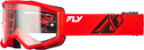 Focus Goggle Red/Black W/ Clear Lens - FLY RACING