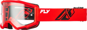 Focus Goggle Red/Black W/ Clear Lens - FLY RACING