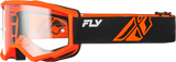 Focus Goggle Black/Orange W/ Clear Lens - FLY RACING