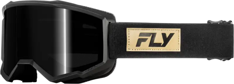 Focus Sand Goggle Black/Tan W/ Dark Smoke Lens - FLY RACING