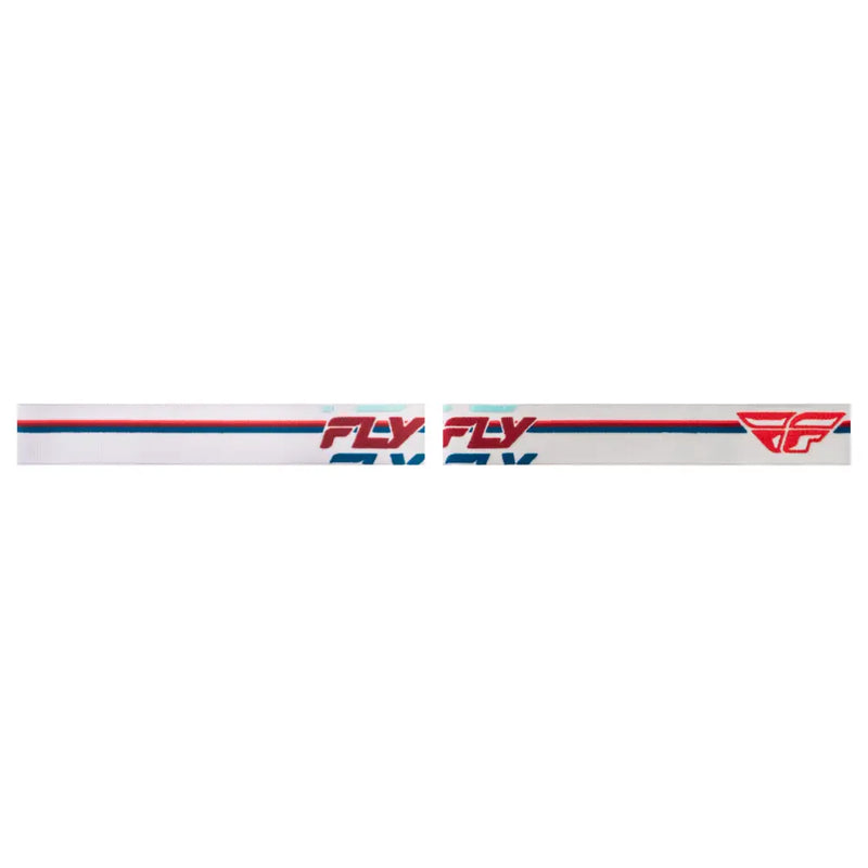 Focus Snow Goggle Red/Whte W/Smoke/Dark Blue Lens