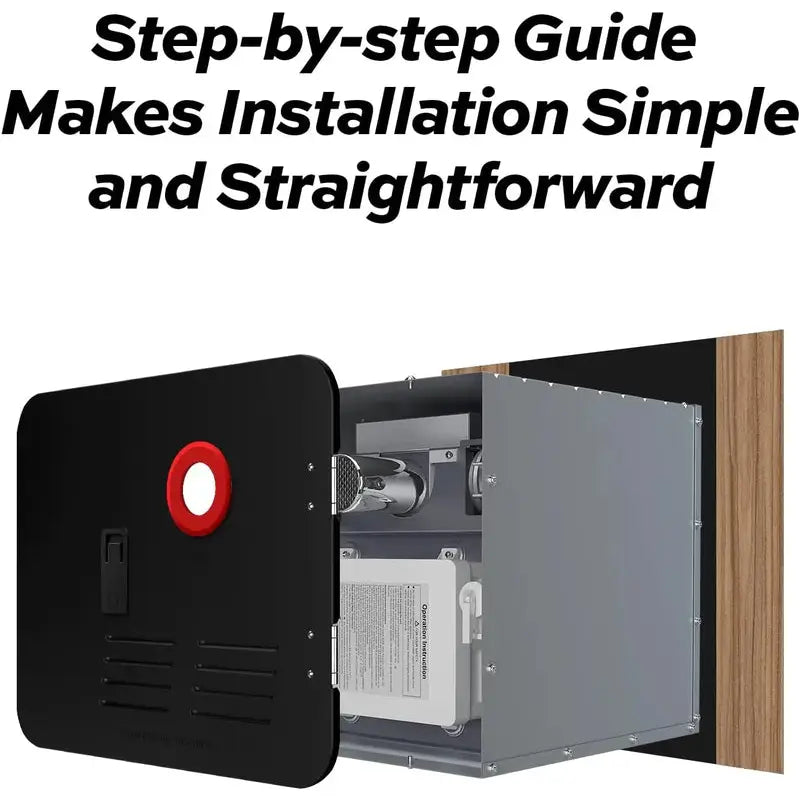 FOGATTI Water Heater Access Door: Fogatti FSBDA1518 Black Water Heater Access Door 15 x 18