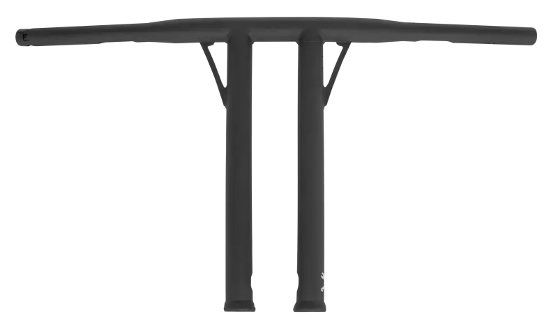 Black metal table frame for Folsom 14 Bar Matte Black with sleek matte black finish