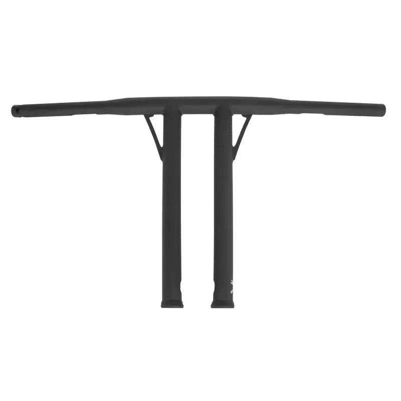Black metal table frame for Folsom 14 Bar Matte Black with sleek matte black finish