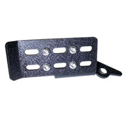 Foot Peg Mounts To Door Hinge; Ribbed Design; Non-Folding; Powder Coated; Black; Steel; Set Of 2 - Truck & Automotive