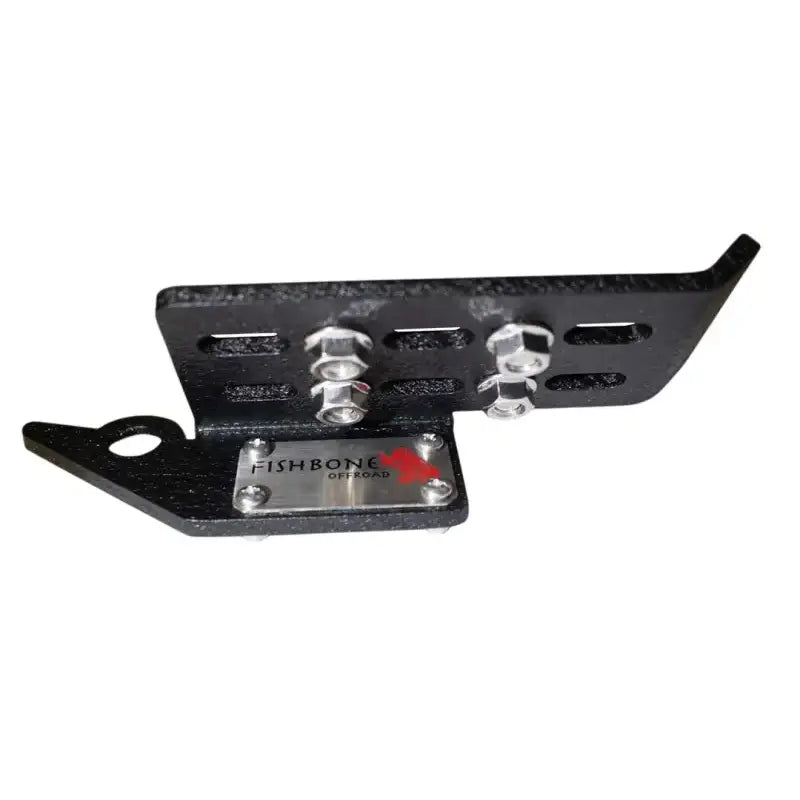 Foot Peg Mounts To Door Hinge; Ribbed Design; Non-Folding; Powder Coated; Black; Steel; Set Of 2 - Truck & Automotive