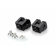 Footpeg Adaptor Rider Black Duc